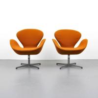 Arne Jacobsen 'Swan' Chairs, 1st Edition - Sold for $4,688 on 11-22-2014 (Lot 700).jpg